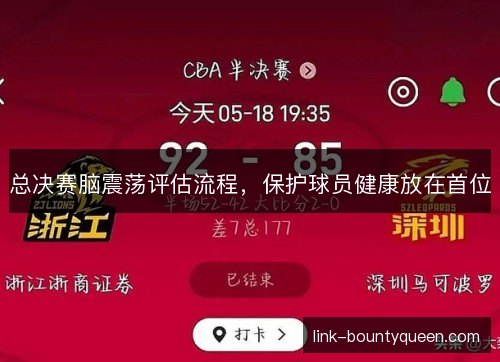 总决赛脑震荡评估流程,保护球员健康放在首位 总决赛脑震荡评估流程,保护球员健康放在首位